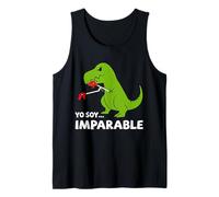 Dinosaurio de Juego de Palabras español T-Rex imparable Camiseta sin Mangas