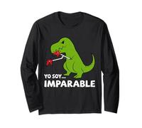 Dinosaurio de Juego de Palabras español T-Rex imparable Manga Larga