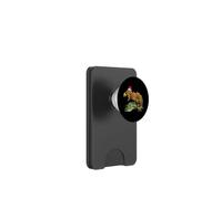 Dinosaurio de Navidad Zombie Santa Hat Saurus Xmas PopSockets PopWallet para MagSafe