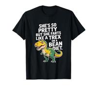 Dinosaurio Divertido Diciendo Que es Bonita Pero Pedos como Trex Camiseta
