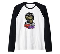 Dinosaurio EMO Dinosaurio Triste Dinosaurio Emocional Dino Existencial Camiseta Manga Raglan