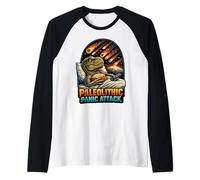 Dinosaurio EMO Dinosaurio Triste Dinosaurio Emocional Dino Existencial Camiseta Manga Raglan