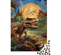 Dinosaurio Era Prehistórica Puzzle de 1000 Piezas Papel Puzzle para Adultos Relajación Familiar 38x26cm/1000pcs