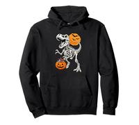 Dinosaurio Esqueleto Trex Calabaza Halloween niños niñas niños Sudadera con Capucha