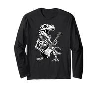 Dinosaurio Esqueleto Trex Halloween Guitarra eléctrica niños niñas Manga Larga