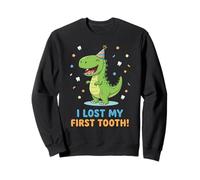 Dinosaurio faltando Dientes y perdí mi Primer Diente Sudadera