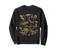 Dinosaurio Fósiles Esqueleto T Rex Paleontología Museo Ciencia Sudadera