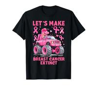 Dinosaurio Hace Que el cáncer de Mama se extinga Conciencia de la Cinta Rosa Camiseta