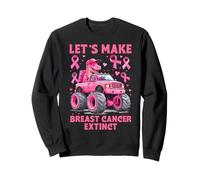 Dinosaurio Hace Que el cáncer de Mama se extinga Conciencia de la Cinta Rosa Sudadera