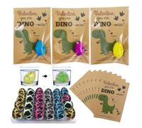 Dinosaurio Haching Huevos - Contable Conejo Expanger Shell Conjunto, Colorido Agua Sakeing Kit | Hatch Dinos con Características Realistas, Favores De Fiesta para Los D