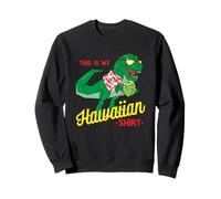 Dinosaurio Hawaiano Bebiendo Coco cóctel Divertido Hawaii Sudadera