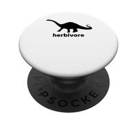 Dinosaurio herbívoro: Saludable, Vegano, amar Animales, Vegetariano PopSockets PopGrip Adhesivo