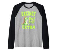 Dinosaurio Humor Fósiles Divertidos Bromas Prehistóricas Entusiasta Camiseta Manga Raglan