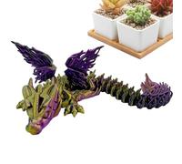 Dinosaurio Impreso en, Figuras de Dinosaurios de Oficina,Fidget Toy Dinosaurio Impreso con alas - Figura de colección de decoración de Mesa en Colores degradados para