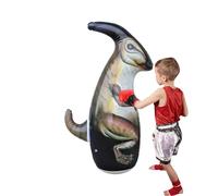 Dinosaurio Interactivo Dinosaurio Interactivo con LED activados por Golpes y Rugido de Sonido | Juguete de Rebote sostenible, Juego Activo y Seguro para niños pequeños de 2 a 8 años (sin única e
