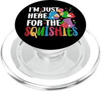 Dinosaurio Kawaii Squishy I'm Just Here For The Squishies para niños PopSockets PopGrip para MagSafe