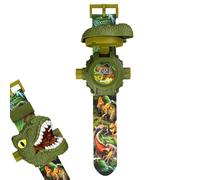 Dinosaurio Kinder Digitaluhr Genérico - Verstellbare Silikon-Armbanduhr Für & Mädchen | Lernuhr Zum Zeitlesen Lernen | Robusto Kinderuhr Für Alltag, Schule & Camping, PVC & Silikon