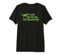 Dinosaurio Lacrosse Camiseta Premium