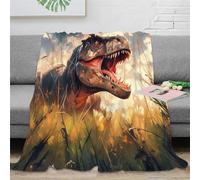 Dinosaurio Manta De Tiranosaurio Rex Franela Suave Y Ligera para Sofá Cama Sofá Viajes Adultos Y NiñOs Regalos Regalos 60x80inch(150x200cm)