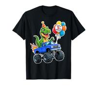 Dinosaurio Monster Truck T Rex globos de fiesta de cumpleaños número 5 Camiseta