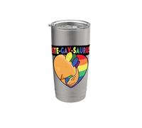 Dinosaurio orgulloso de Ste-Gay-Saurus Vaso térmico de acero inoxidable de doble pared
