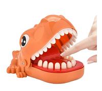 Dinosaurio para morder, juego de mesa delicado para dentista, juguete interactivo con sonido de mesa, accesorio divertido para familia, regalo de actividad a partir de 4 años, juguete de dentista