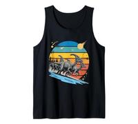 Dinosaurio Parasaurolophus Dino Kids Camiseta sin Mangas