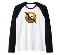 Dinosaurio Pterodáctilo Camiseta Manga Raglan
