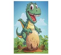 Dinosaurio Puzzles de Madera 1000 Piezas para Adultos, Póster Jigsaw Puzzle, Diseño Único Juguete Educado para Adolescentes Y Niños (78×53cm)