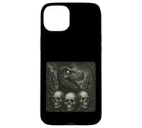 Dinosaurio Quiere un Halloween satánico con Terror gótico Carcasa para iPhone 15 Plus