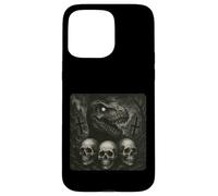 Dinosaurio Quiere un Halloween satánico con Terror gótico Carcasa para iPhone 15 Pro MAX