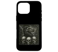 Dinosaurio Quiere un Halloween satánico con Terror gótico Carcasa para iPhone 16 Pro MAX