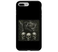 Dinosaurio Quiere un Halloween satánico con Terror gótico Carcasa para iPhone 7 Plus/8 Plus
