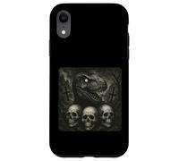 Dinosaurio Quiere un Halloween satánico con Terror gótico Carcasa para iPhone XR
