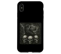 Dinosaurio Quiere un Halloween satánico con Terror gótico Carcasa para iPhone XS MAX