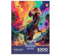 Dinosaurio Rompecabezas Imposible,desafío para Adultos Juego EduGatoivo 1000 Piezas Obra De Arte De Juego De para Adultos, Regalos A Partir De 14 Años 70x50cm/1000pcs