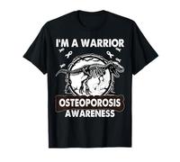 Dinosaurio Soy un Guerrero Concientización sobre la OSTEOPOROSIS Camiseta