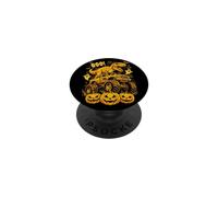Dinosaurio T Rex Montando Monster Truck Boo Halloween PopSockets PopGrip Adhesivo