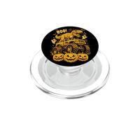 Dinosaurio T Rex Montando Monster Truck Boo Halloween PopSockets PopGrip para MagSafe