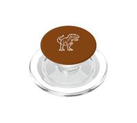 Dinosaurio Tiranosaurio Dino Rex Esquema PopSockets PopGrip para MagSafe