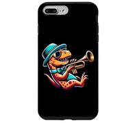 Dinosaurio Toca La Trompeta Con Estilo Carcasa para iPhone 7 Plus/8 Plus