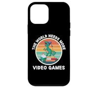 Dinosaurio Vintage El Mundo Necesita más Amantes de los Videojuegos Carcasa para iPhone 12 Mini