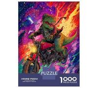 Dinosaurioio Puzle Juguete Educativo Decoración Familiar 1000 Piezas Antiguo Behemoth Puzzle Juguetes Desafiantes Juego De Habilidad para Adultos Y Niños 52x38cm/1000pcs