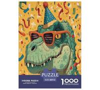 Dinosaurioio Puzzle Desafíos Divertidos Decoración del Hogar 1000 Piezas Juguetes Desafiantes Ancient Animals Puzle Juego De Habilidad para Adultos 52x38cm/1000pcs
