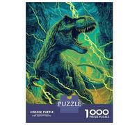 Dinosaurioio Puzzle Desafíos Divertidos Decoración del Hogar 1000 Piezas Juguetes Desafiantes Antiguo Behemoth Puzle Juego De Habilidad para Adultos 70x50cm/1000pcs