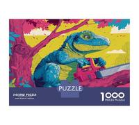 Dinosaurioio Puzzle Regalo Creativo Decoración del Hogar 1000 Piezas Antiguo Behemoth Rompecabezas Familiar Juego De Habilidad para Adultos Y Niños 52x38cm/1000pcs