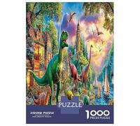 Dinosaurioio Puzzles Desafío Juguetes 1000 Piezas Antiguo Behemoth Juego De Rompecabezas Juego Familiar para Adultos Y Niños A Partir De 12 Años 52x38cm/1000pcs