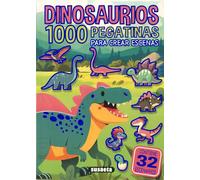 Dinosaurios – 1000 pegatinas para crear escenas – Susaeta