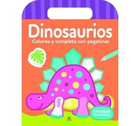 Dinosaurios: 2 (Colorea y Completa con Stickers)