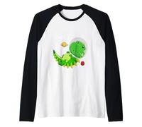 Dinosaurios Astronauta - Perdidos en el Espacio - Donde Estoy - Dinosaurio Camiseta Manga Raglan